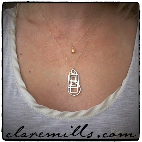 Printz Cube Necklace