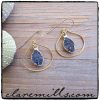 Druzy Teardrop Earrings
