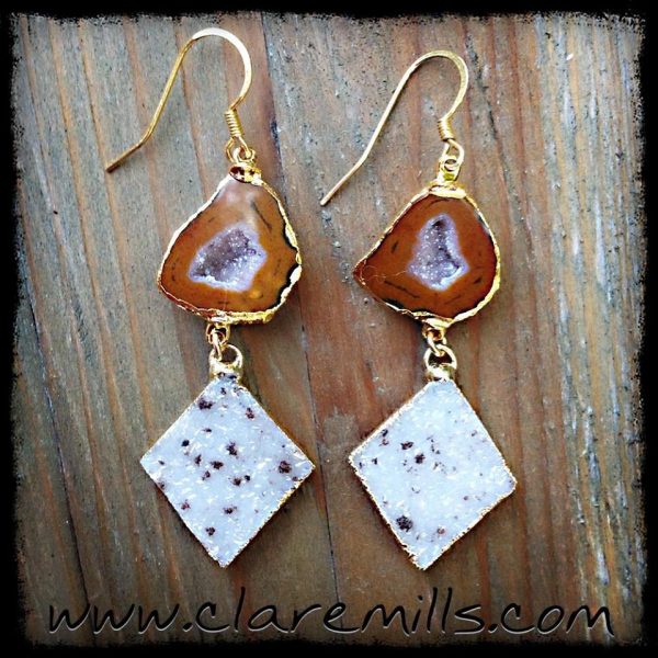Geode and Speckled Druzy