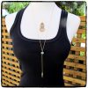 Nila Labradorite "Y" Necklace