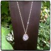 Mila Blue Geode Necklace