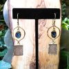 Baby Geode and Druzy Drop Earrings