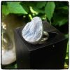 Blue Grey Druzy Ring