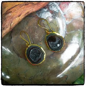 Siren Geode Earrings