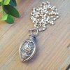 Art Nouveau Perfume Bottle Pendant