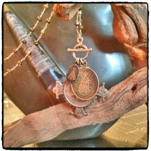 Sacred Heart Medal Necklace