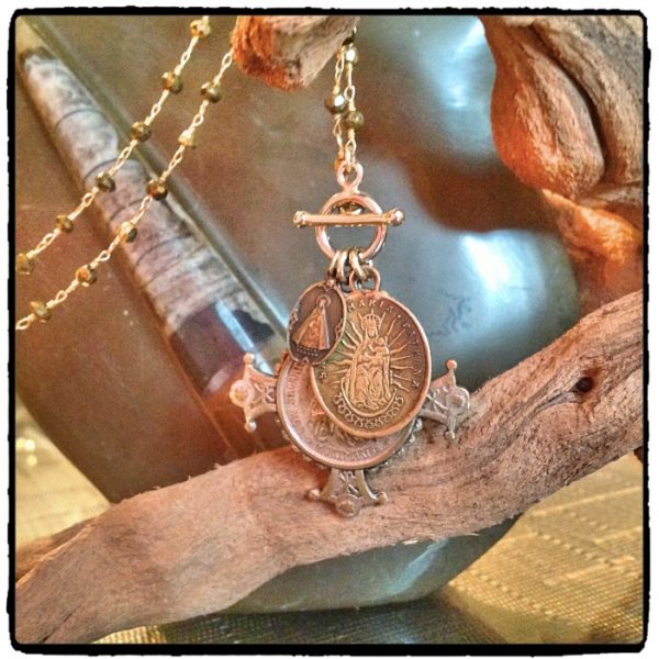 Sacred Heart Medal Necklace