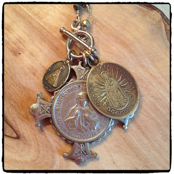 Sacred Heart Medal Necklace