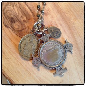 Sacred Heart Medal Necklace
