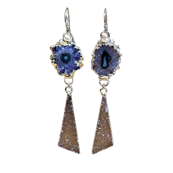 Stalactite & Druzy Earrings
