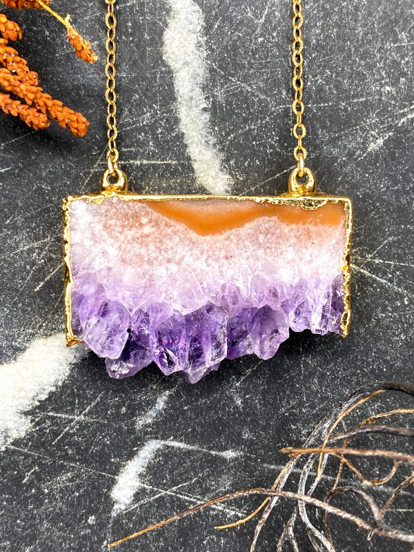 Banded Stalactite Necklace - Image 2