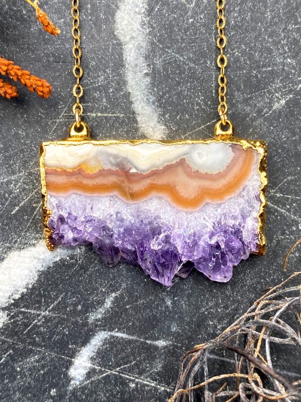Banded Stalactite Necklace