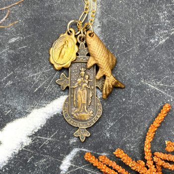 Scapular Religious Medals Necklace
