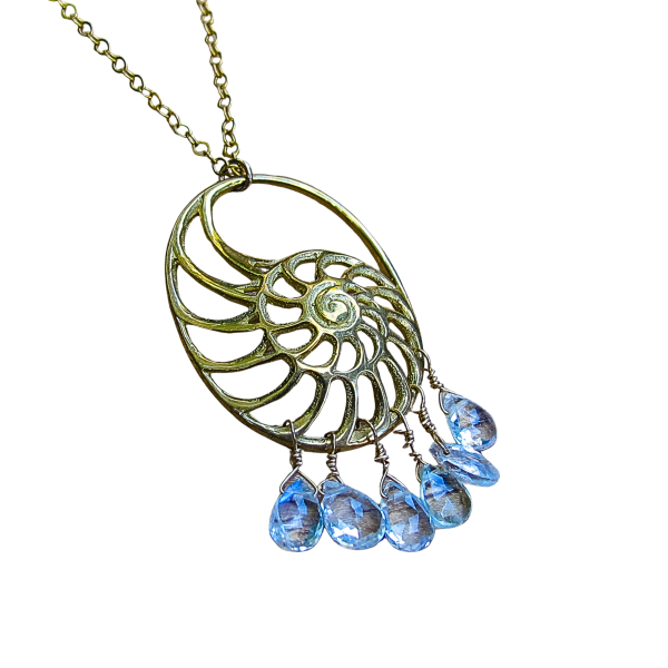 Ammonite Moonstone Necklace - Image 2