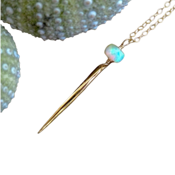 Stella Spike Ethiopian Opal Necklace