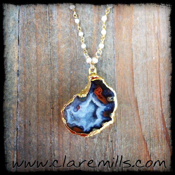 Origami Geode Necklace - Image 2