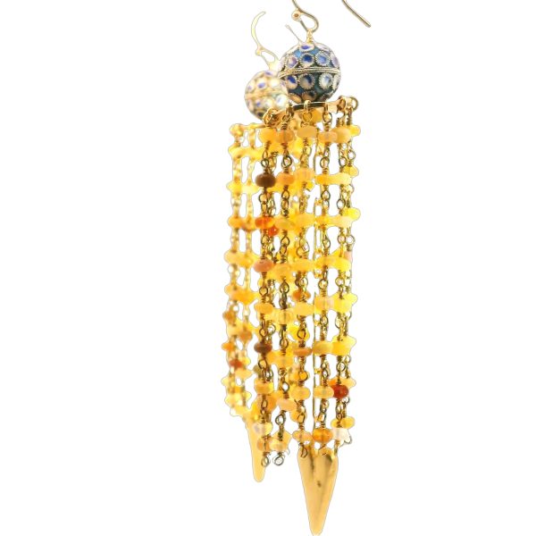 Opal Chandelier Earrings - Image 3