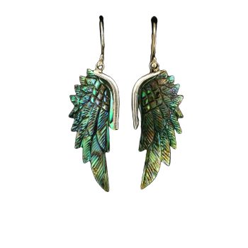 Carved Abalone Shell Wings