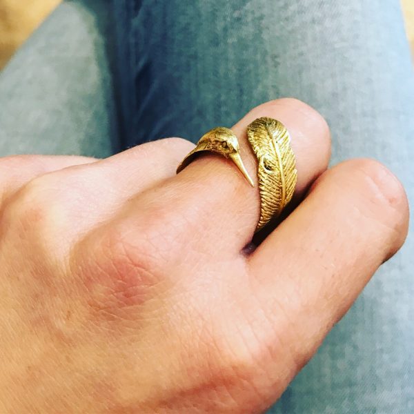 Hummingbird Feather Ring - Image 2