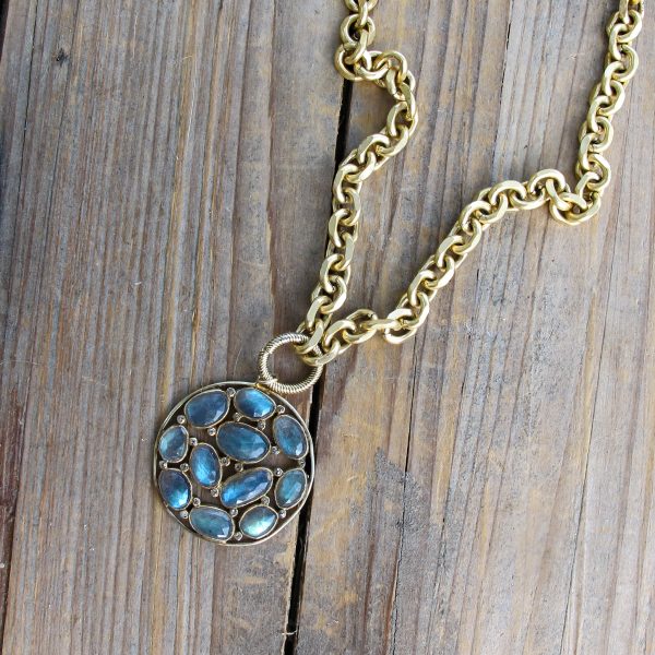 Rose Cut Labradorite Necklace - Image 4