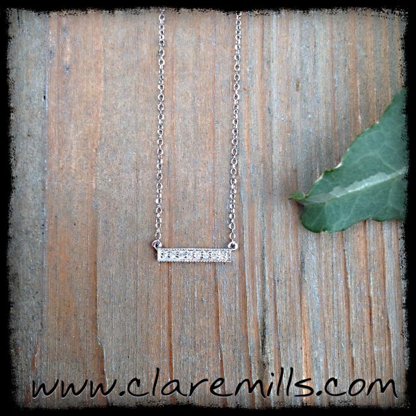 Mayes White Gold Diamond Necklace