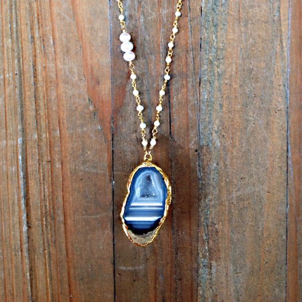 Mila Geode Necklace