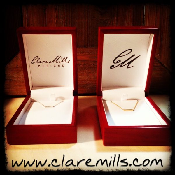 Adelle Yellow Gold Diamond Necklace - Image 2