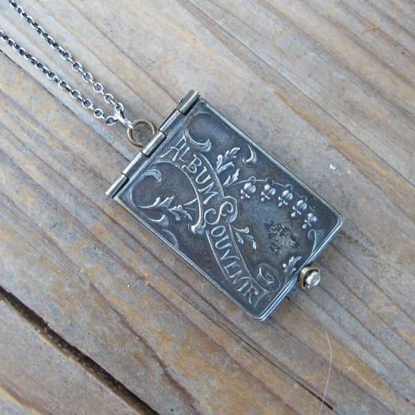 Virgin Mary Book Locket Pendant