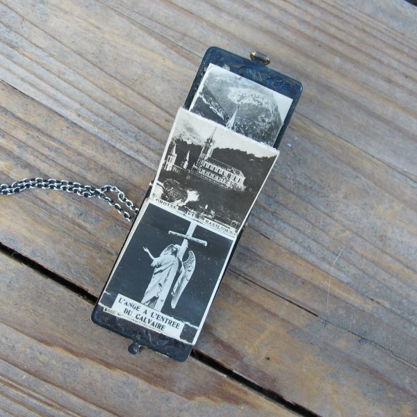 Virgin Mary Book Locket Pendant - Image 4