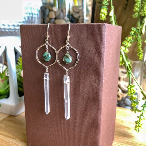 Arabesque Quartz Gemstone Earrings