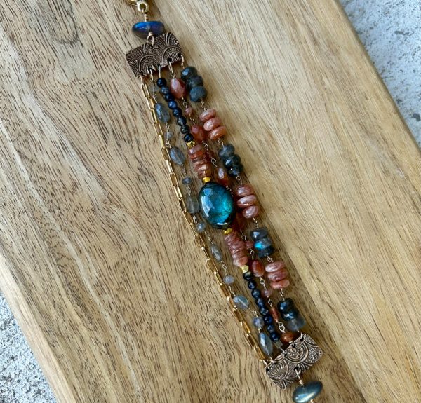 Labradorite & Sunstone Arm Candy II - Image 2