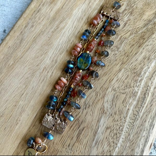 Labradorite & Sunstone Arm Candy - Image 2