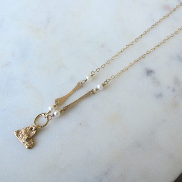 Sticks & Stones Bronze Heart Necklace