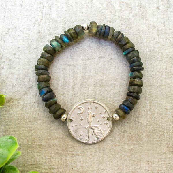 Sterling Silver Little Prince on Labradorite Stone Bestseller! - Image 3