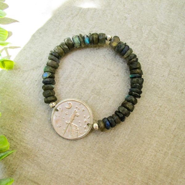 Sterling Silver Little Prince on Labradorite Stone Bestseller! - Image 2