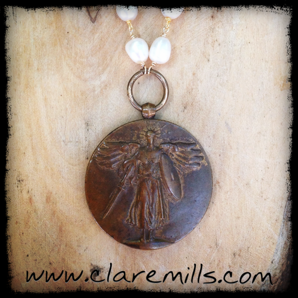 WWI U.S. Military VICTORY MEDAL - Image 2