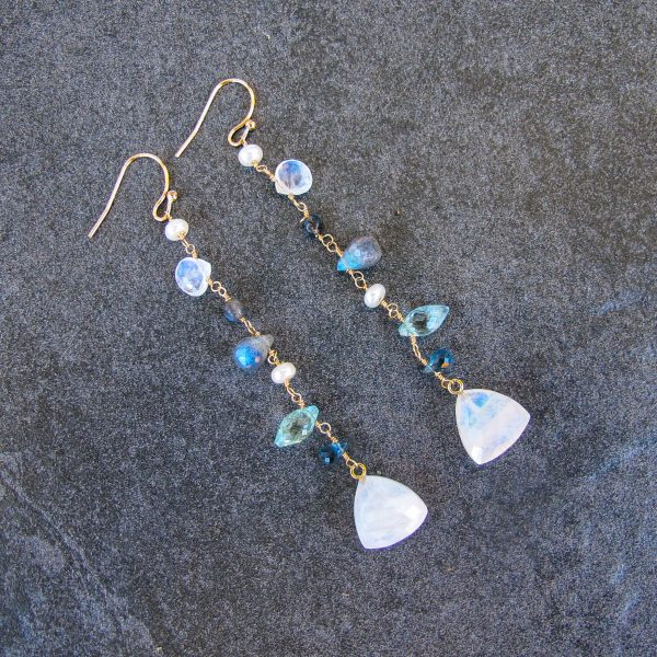 Moonlit Nights Cascading Earrings - Image 2