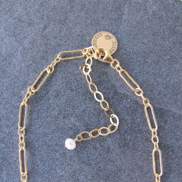 Moonlit Nights Y Necklace on 14K Gold Filled Fancy Chain - Image 5