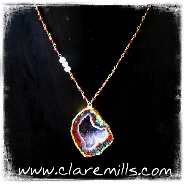 Arden Geode Necklace