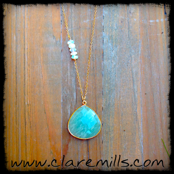 Amazonite and Ethiopian Opal