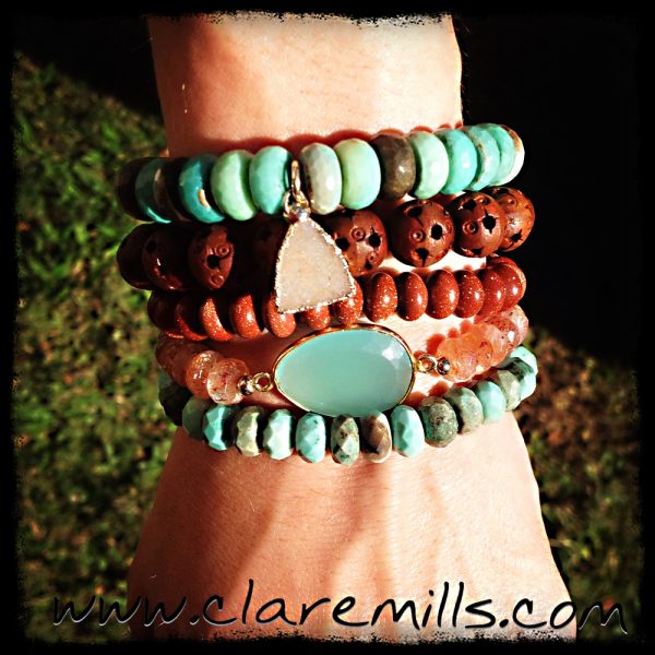 Sandstone and Chalcedony Bracelet - Image 2