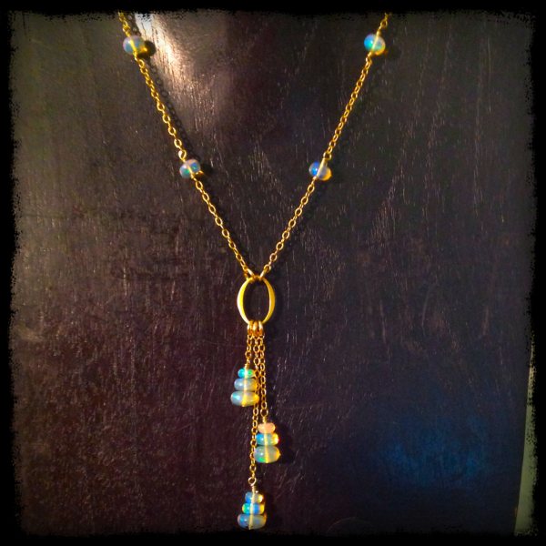 Ella Ethiopian Opal Necklace - Image 2
