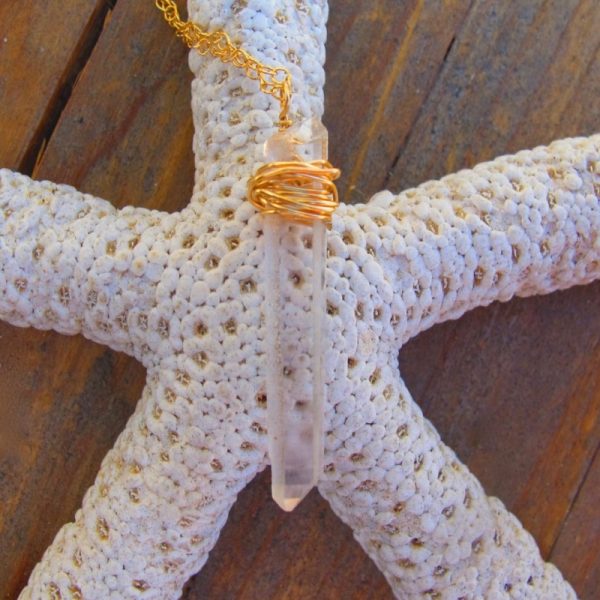 Raw Quartz Necklace - Image 2