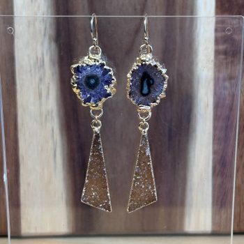 Stalactite & Druzy Earrings