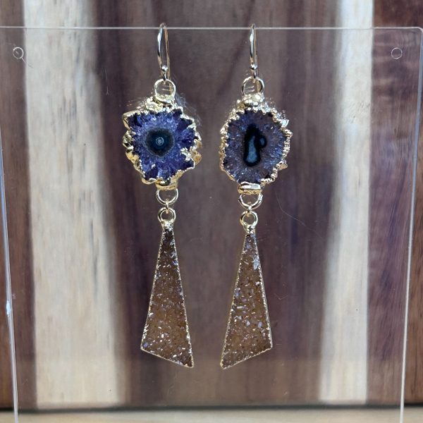 Stalactite & Druzy Earrings