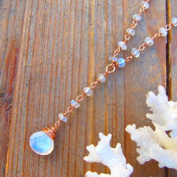 Y Gemstone Necklace