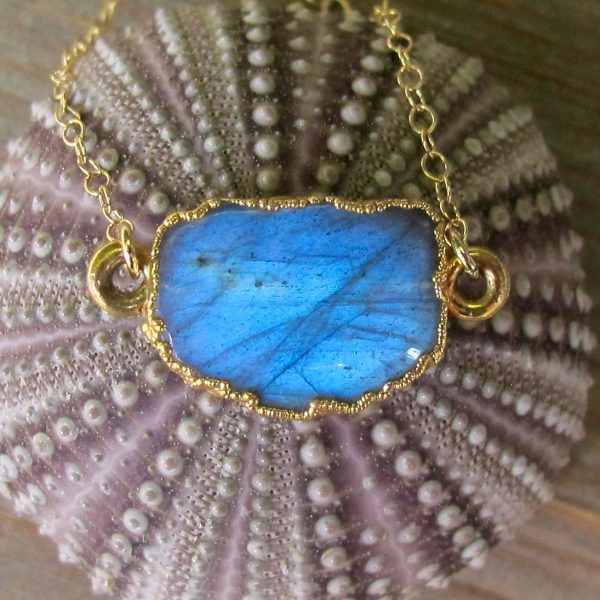 Gemstone Slice Necklace - Image 11