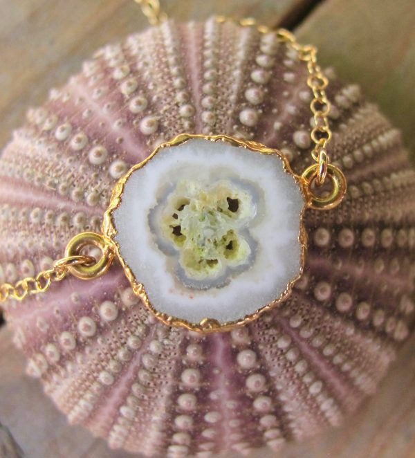 Gemstone Slice Necklace - Image 2