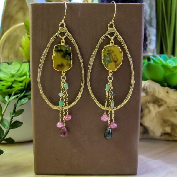 Jasper Statement Earrings - Image 2