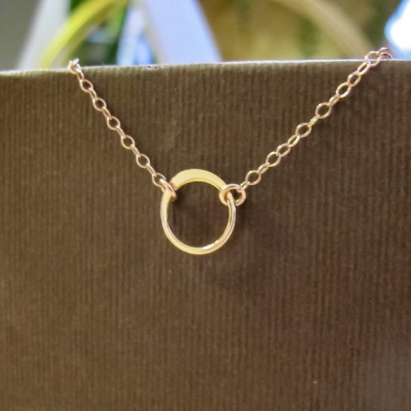 Eternity Circle Necklace - Image 3